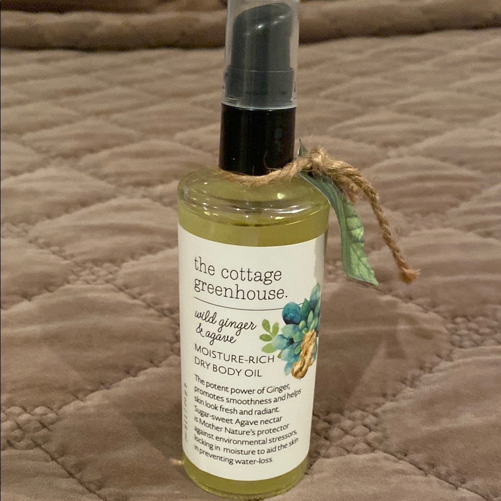 The cottage greenhouse Wild Ginger & Agave Body Oil